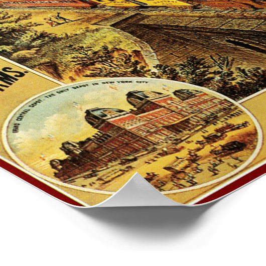 New York Central Poster (Ecke)