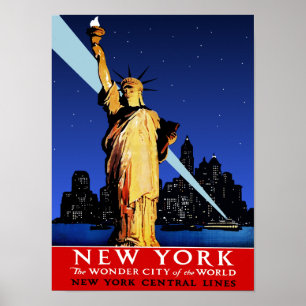 New York Central Railway Travel Poster für NYC