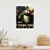 New York Central System Streamliners New Retro Poster (Küche)