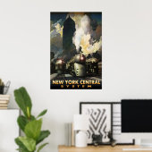 New York Central System Streamliners New Retro Poster (Heimbüro)