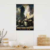 New York Central System Streamliners New Retro Poster (Küche)