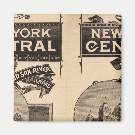 New York Central und Hudson River Railroad Magnet (Vorne)