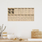 New York Central und Hudson River Railway 2 Poster (Küche)