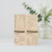 New York Central und Hudson River Railway 2 Postkarte (Stehend Vorderseite)