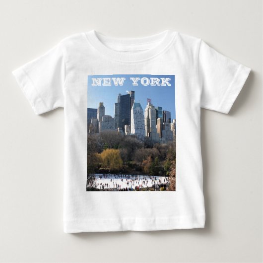 NEW YORK CHRISTMAS BABY T-SHIRT (Vorderseite)