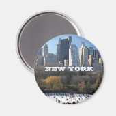 NEW YORK CHRISTMAS MAGNET (Vorderseite/Rückseite)