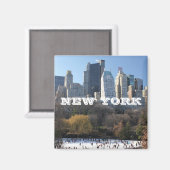 NEW YORK CHRISTMAS MAGNET (Vorderseite/Rückseite)