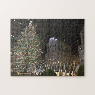 New York Christmas NYC Rockefeller Center Tree Puzzle