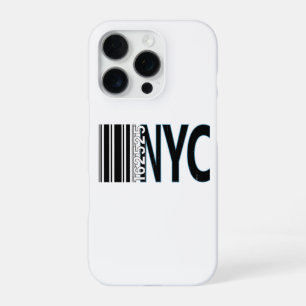 New York City 1625 Barcode Design iPhone 16 Pro Hülle