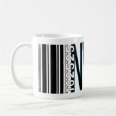 New York City 1625 Barcode Design Kaffeetasse (Links)
