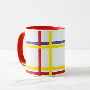 New York City 1 von Piet Mondrian Tasse