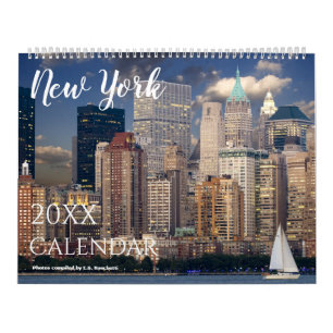 New York City 2025 Wall Calendar Geschenk Kalender