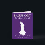 New York City 21ST Geburtstagspass Einladung<br><div class="desc">Ein lustiges 21st Geburtstagsgeschenk Überraschung! Brauchen Sie einen lustigen Weg, um eine Reise als Geschenk zu machen? Senden Sie einen Pass mit allen Informationen. Dies ist für eine New York Stadt, aber wenn Sie ein bestimmtes Ort oder Farbschema haben, lass mir bitte Bescheid und ich werde das für dich erstellen....</div>