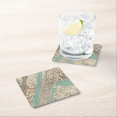 New York City 2 Rechteckiger Pappuntersetzer (Vor Ort)