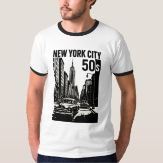 New York City - 50er Retro Art T - Shirt | Vintag.