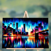 New York City Abstrakt 1103 Acrylschild (Neutral)