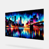 New York City Abstrakt 1103 Acrylschild (Winkel)