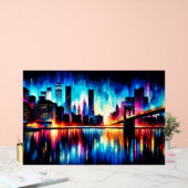 New York City Abstrakt 1103 Acrylschild (Hochzeit)