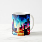 New York City Abstrakt 1103 Kaffeetasse (VorderseiteRechts)