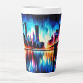 New York City Abstrakt 1103 Milchtasse (Vorderseite)