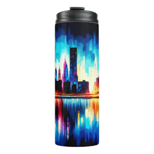New York City Abstrakt 1103 Thermosbecher
