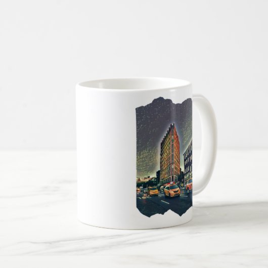 New York City Aesthetic Foto Art Kaffeetasse (VorderseiteRechts)