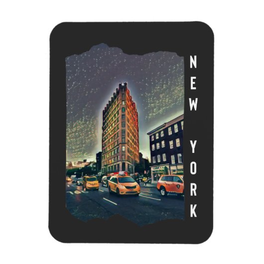 New York City Aesthetic Foto Art Magnet (Vertikal)