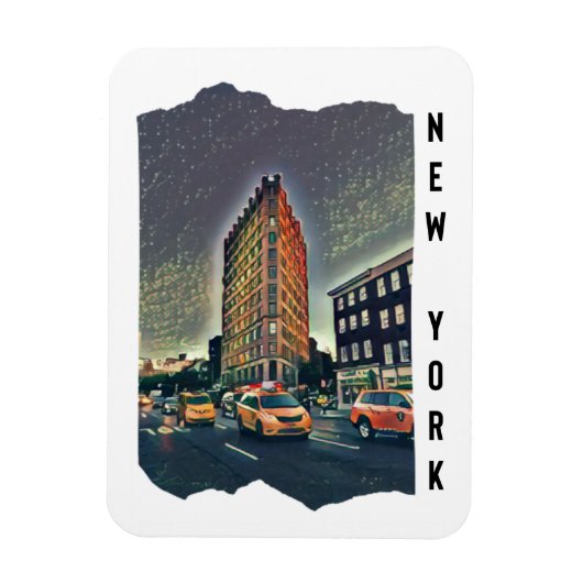 New York City Aesthetic Foto Art Magnet (Vertikal)