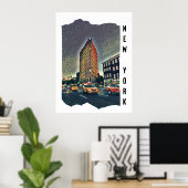 New York City Aesthetic Foto Art Poster (Heimbüro)