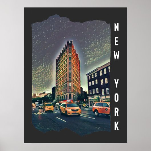 New York City Aesthetic Foto Art Poster (Vorne)