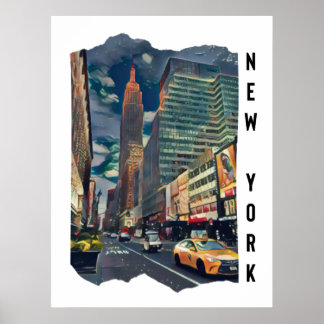New York City Aesthetic Foto Art Poster
