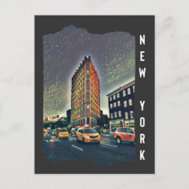 New York City Aesthetic Foto Art Postkarte