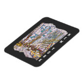 New York City Aesthetic Mosaic Art Magnet (Linke Seite)