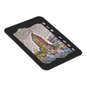 New York City Aesthetic Mosaic Art Magnet (Rechte Seite)