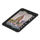 New York City Aesthetic Mosaic Art Magnet (Linke Seite)