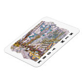 New York City Aesthetic Mosaic Art Magnet (Linke Seite)