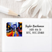 New York City als belebte Stadtstraßen (Insitu)