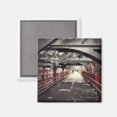 New York City Architecture - Williamsburg Bridge Magnet (Vorderseite/Rückseite)
