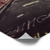 New York City Architecture - Williamsburg Bridge Poster (Ecke)