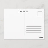 New York City at dusk - Crysler Bulding  Postkarte (Rückseite)