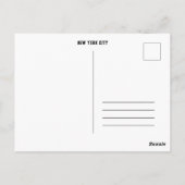 New York City at night - Bryant Park Postkarte (Rückseite)