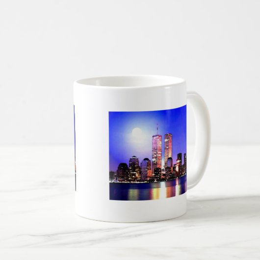 New York City at Night Kaffeetasse (VorderseiteRechts)