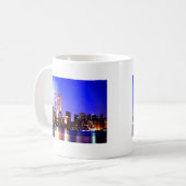 New York City at Night Kaffeetasse (Vorderseite Links)