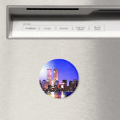 New York City at Night Magnet (In Situ (Geschirrspüler))