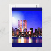 New York City at Night Postkarte (Vorne/Hinten)