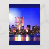 New York City at Night Postkarte (Vorderseite)