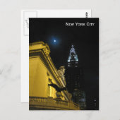 New York City at Night Postkarte (Vorne/Hinten)