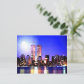 New York City at Night Postkarte (Stehend Vorderseite)