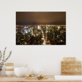 New York City at Night print Poster (Küche)
