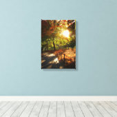 New York City Autumn Sun Leinwanddruck (Insitu (Holzboden))